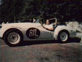 Don Kennedy & TR3 - 1970 Duryea Hillclimb