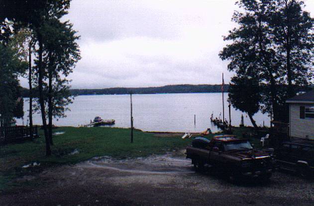 The view overlooking Lake Bonaparte